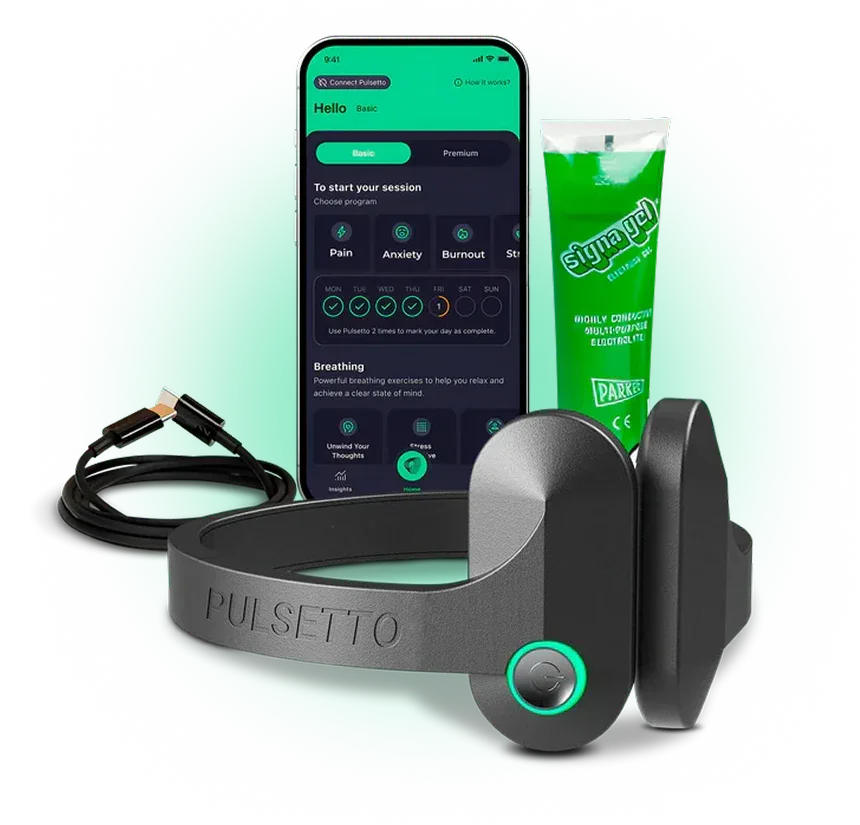 Pulsetto FIT wearable vagus nerve stimulation device